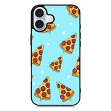 Pizza pattern iPhone 16 Plus Case QC10549