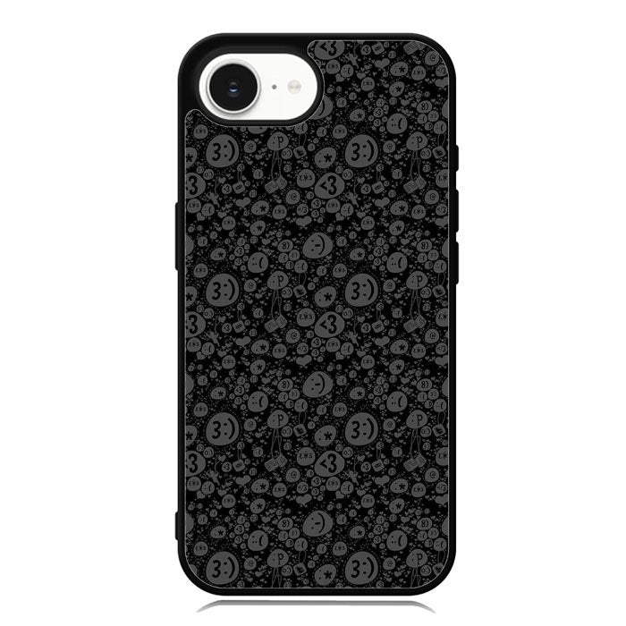 Smile Grey iPhone 16e Case OV10424