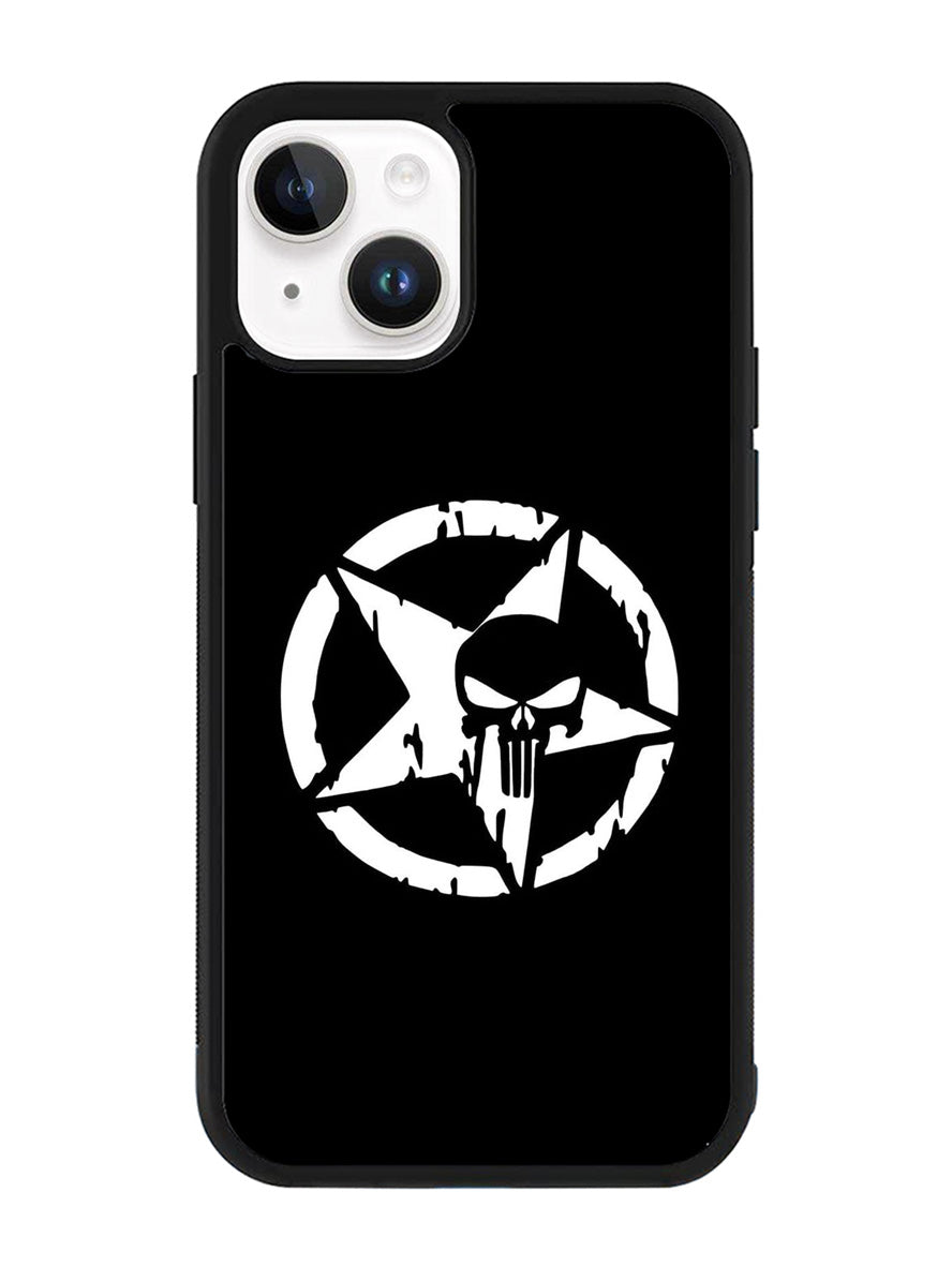 Punisher Black iPhone 14 Case QC10400