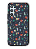Rocket Pattern Samsung Galaxy A14 5G Case QC10407