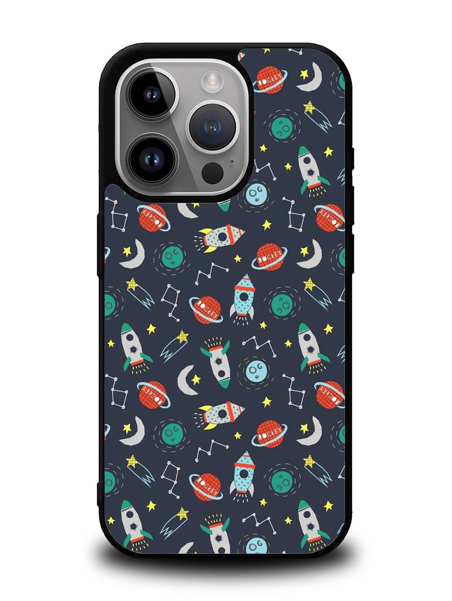 Rocket Pattern iPhone 16 Pro Case OV10407