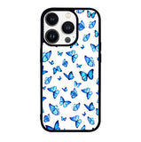 Butterfly Blue FLF0462 iPhone 14 Pro Max | iPhone 14 Pro | iPhone 14 Plus | iPhone 14 Case