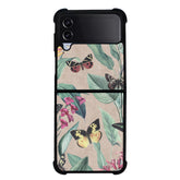Butterfly Art FLF0463 Samsung Galaxy Z Flip 5 , Z Flip 4 , Z Flip 3 , Z Fold 5 , Z Fold 4 , Z Fold 3 5G Case