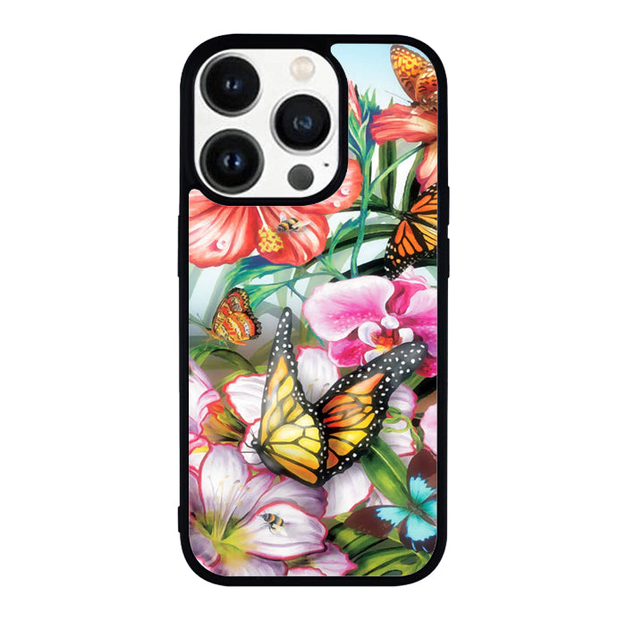 Butterfly Colorful FLF0471 iPhone 14 Pro Max | iPhone 14 Pro | iPhone 14 Plus | iPhone 14 Case
