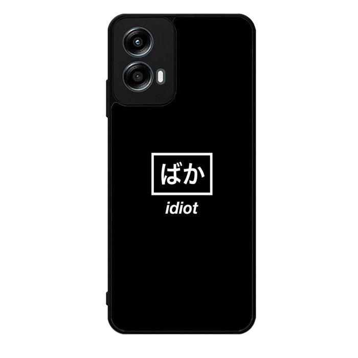 Idiot Simple Quotes Motorola Moto G Play 2024 Case OV11222