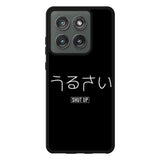 Shut Up Simple Quotes Motorola Moto Edge 2025 Case QC11225