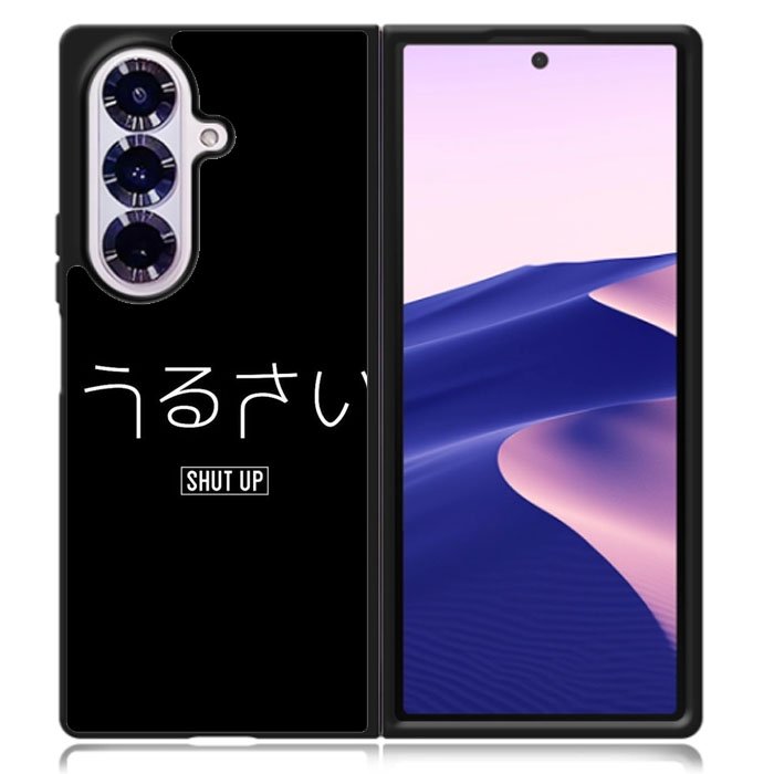 Shut Up Simple Quotes Samsung Galaxy Z Fold 7 Case OV11225