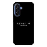 Stay With Me Simple Quotes Samsung Galaxy A17 Case OV11226