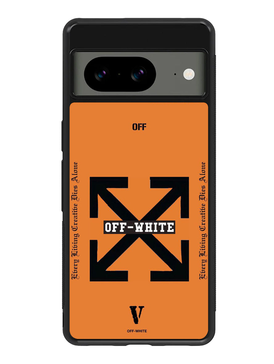 Off White Orange Google Pixel 8 Case QC11223