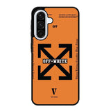 Off White Orange Samsung Galaxy A56 5G Case OV11223