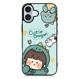 Cutie Dragon iPhone 16 Plus Case QC11219