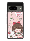 Peach Cute Nice Day Google Pixel 8 Case QC11224