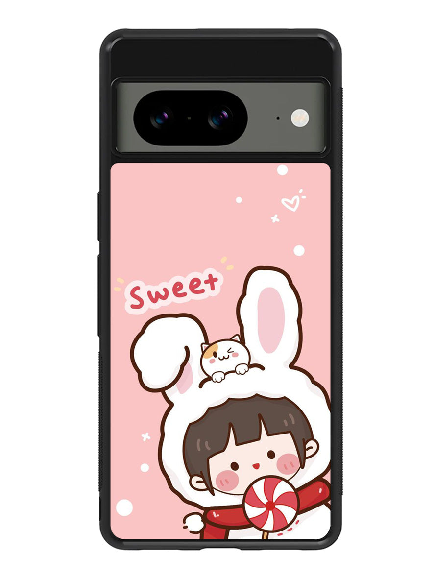 Cute Rabbit Sweet Google Pixel 8A Case QC11206