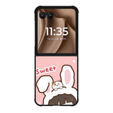 Cute Rabbit Sweet Motorola Moto RAZR Plus 2025 Case OV11206