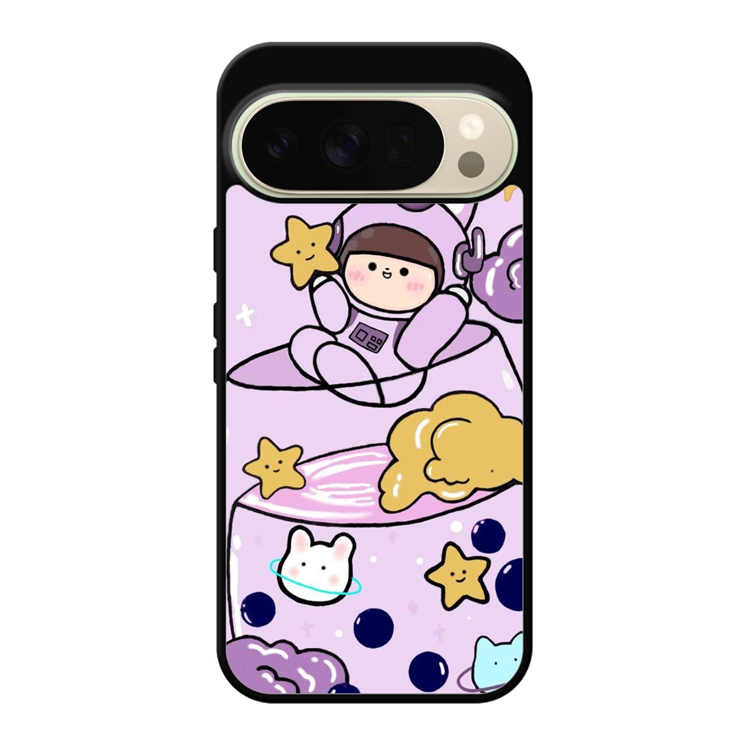 Cute Purple Bobba Google Pixel 10 Pro XL Case OV11205