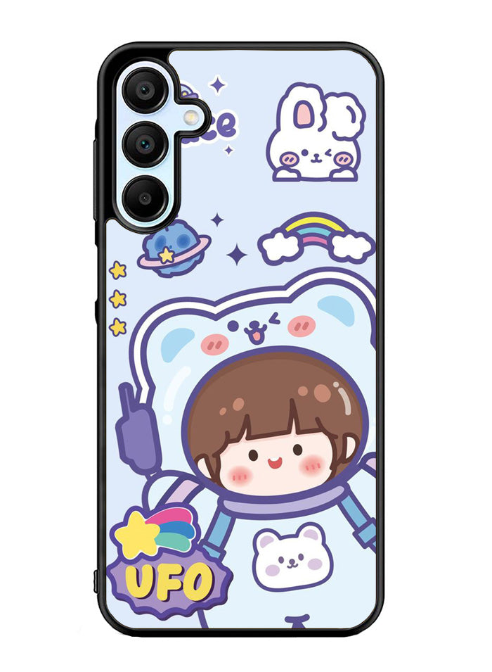 Cute Blue Space Ufo Samsung Galaxy A15 5G Case OV11201