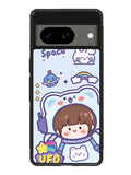 Cute Blue Space Ufo Google Pixel 8 Case QC11201