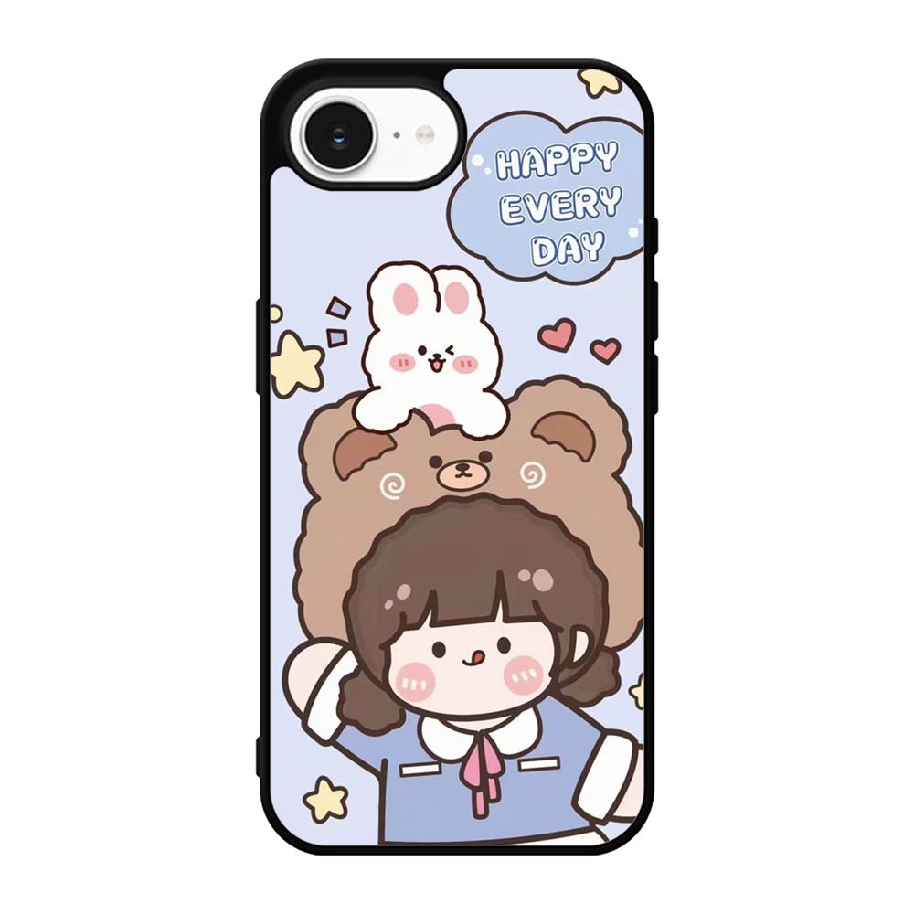 Cute and Happy Everyday iPhone 17e Case QC11197
