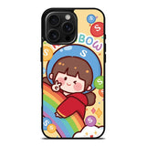 Cutei Rainbow Candy iPhone 16 Pro Case OV11217