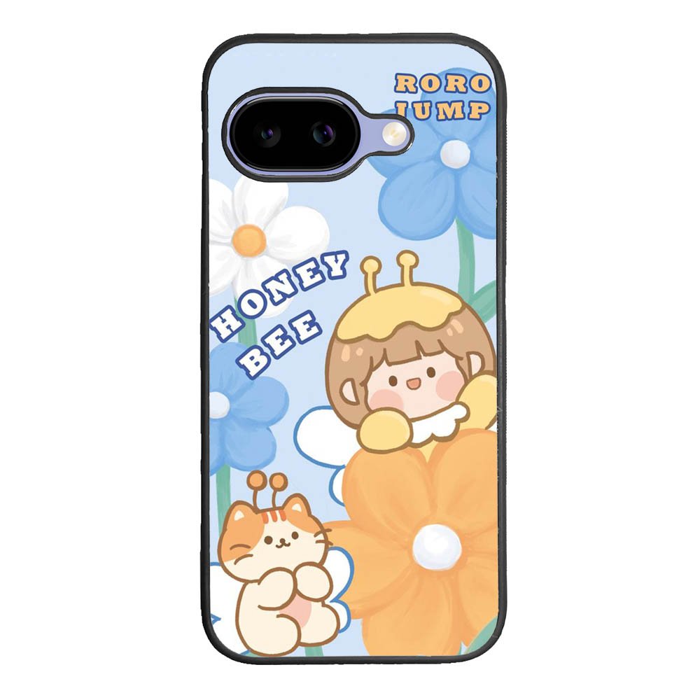 Cute Roro Jump And Honey Bee Google Pixel 10A Case OV11208