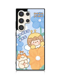 Cute Roro Jump And Honey Bee Samsung Galaxy S23 Ultra 5G Case QC11208