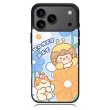 Cute Roro Jump And Honey Bee iPhone 17 Pro Case OV11208