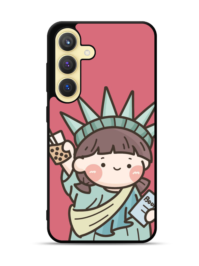 Cute Roro Jump and Liberty Samsung Galaxy S24 Plus 5G , Samsung Galaxy S24+ 5G Case OV11209