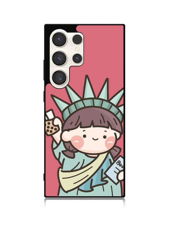 Cute Roro Jump and Liberty Samsung Galaxy S24 Ultra 5G Case OV11209