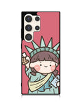 Cute Roro Jump and Liberty Samsung Galaxy S24 Ultra 5G Case OV11209