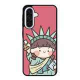 Cute Roro Jump and Liberty Samsung Galaxy A56 5G Case OV11209