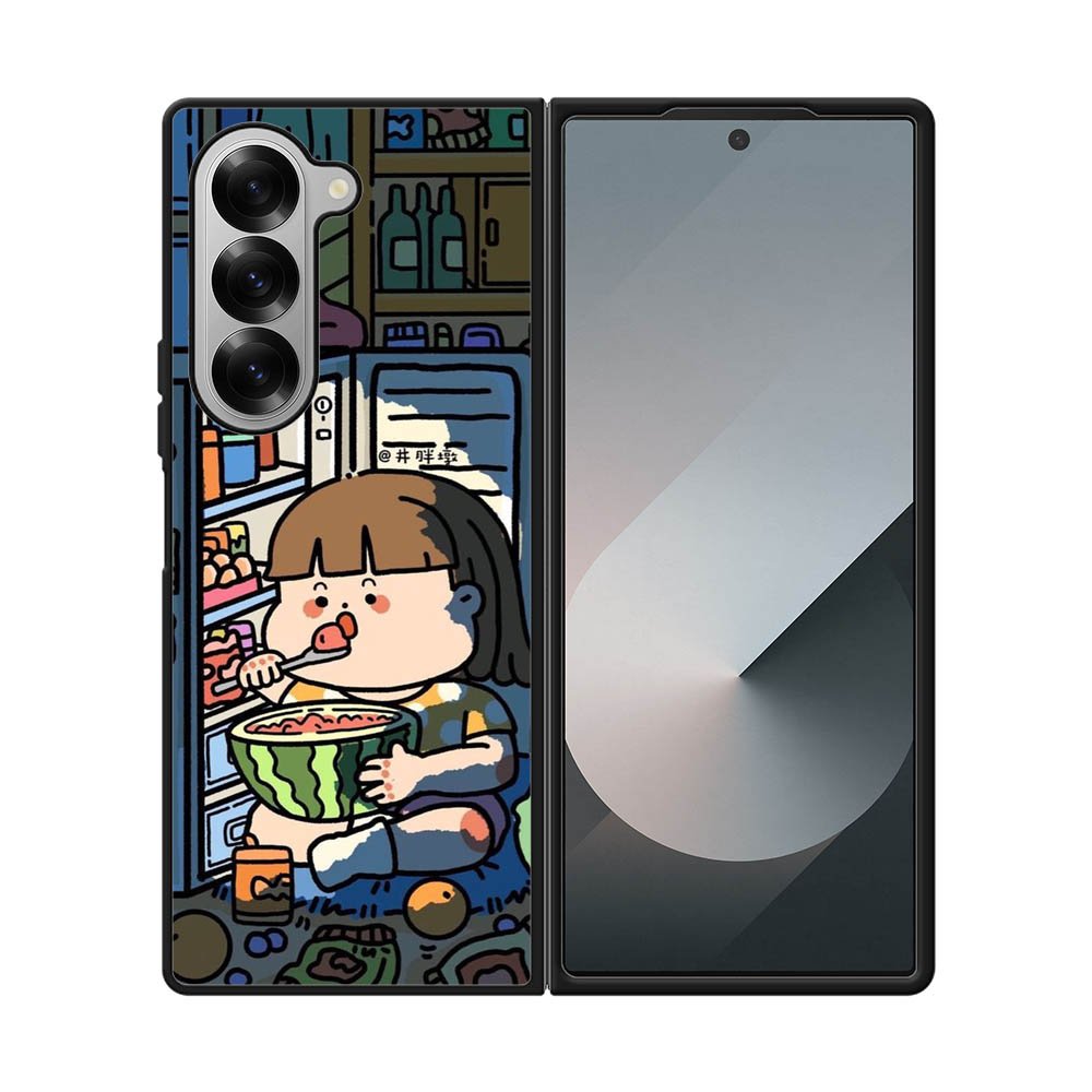 Cute Eat in The Night Samsung Galaxy Z Fold 7 5G Case OV11202