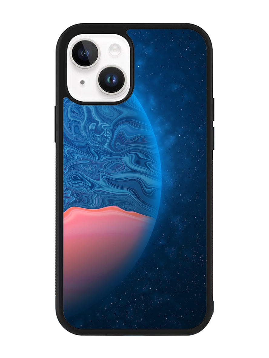 planet blue orange iPhone 15 Case OV11001