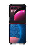 planet blue orange Motorola Moto Razr Plus 2023 , Moto Razr+ 2023 Case OV11001