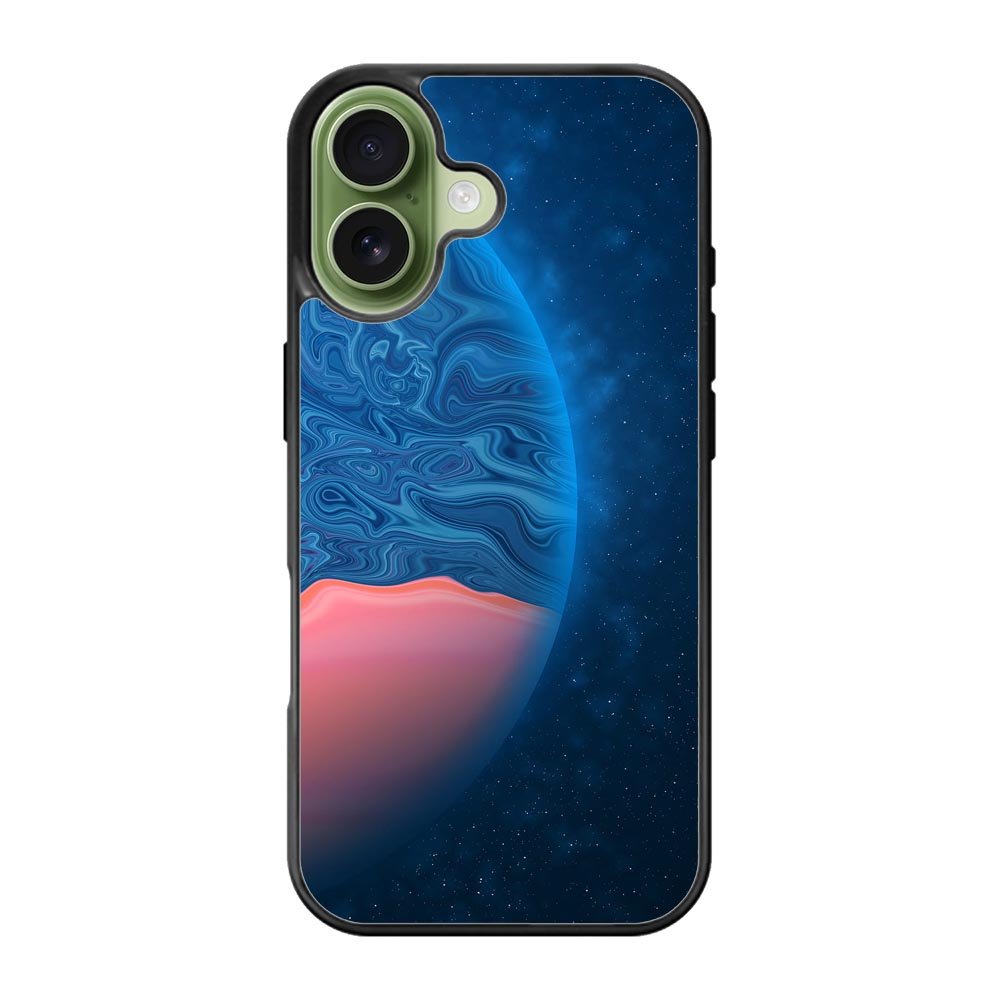 planet blue orange iPhone 17 Case QC11001