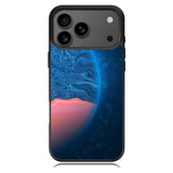 planet blue orange iPhone 17 Pro Case OV11001