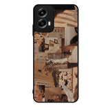 Aesthetic Brown Motorola Moto G Play 2024 Case OV11233