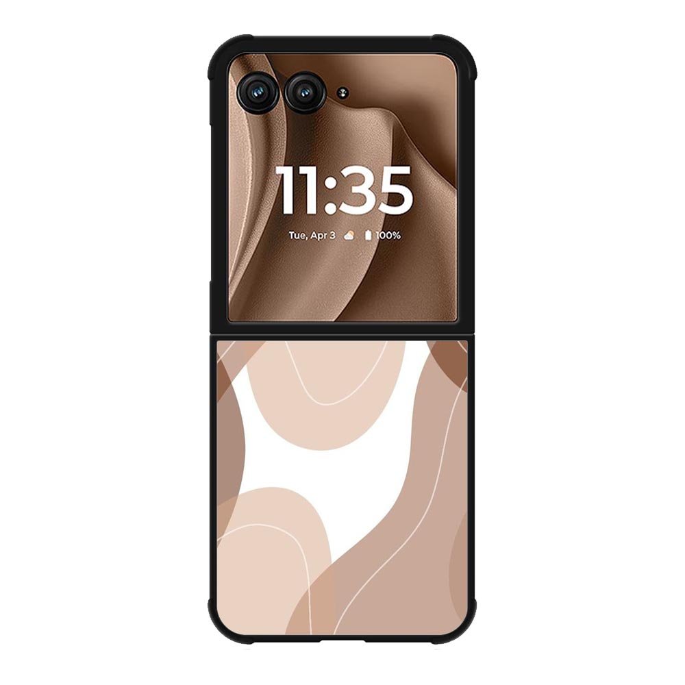 brown cream Motorola Moto RAZR Plus 2025 Case OV11186