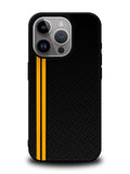 Abstract Yellow Lines iPhone 15 Pro Case OV10708