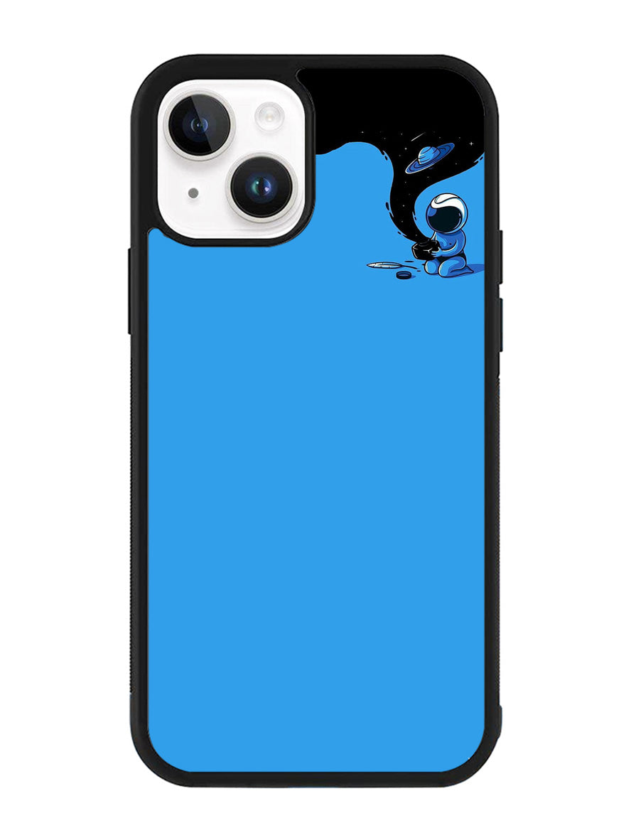 Blue Astro iPhone 15 Plus Case OV10909