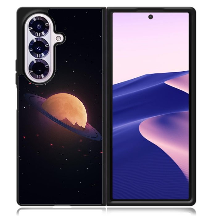 SATURN abstract Samsung Galaxy Z Fold 7 Case OV10807