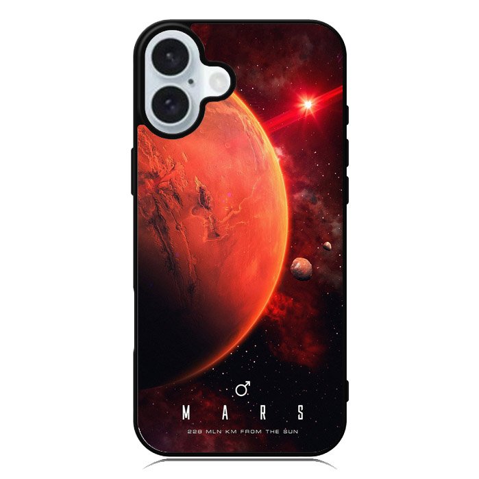 Mars Galaxy iPhone 16 Case QC10485