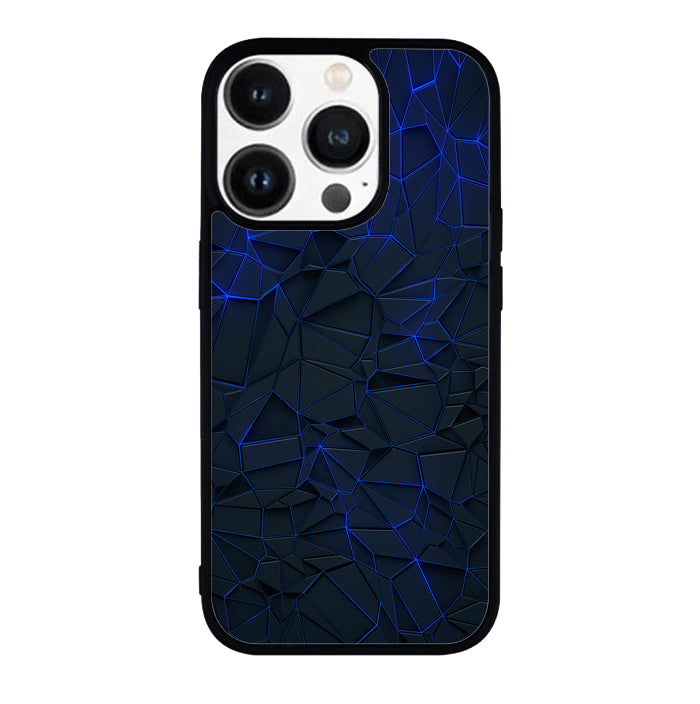 Neon line blue FLX0460 iPhone 14 Pro Max | iPhone 14 Pro | iPhone 14 Plus | iPhone 14 Case