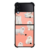 cute cats FLX0467 Samsung Galaxy Z Flip 5 , Z Flip 4 , Z Flip 3 , Z Fold 5 , Z Fold 4 , Z Fold 3 5G Case