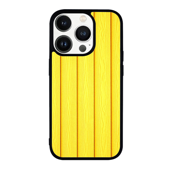 yellow wooden FLX0480 iPhone 14 Pro Max | iPhone 14 Pro | iPhone 14 Plus | iPhone 14 Case