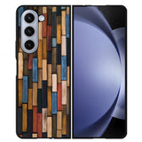 colorful wooden FLX0486 Samsung Galaxy Z Flip 5 , Z Flip 4 , Z Flip 3 , Z Fold 5 , Z Fold 4 , Z Fold 3 5G Case