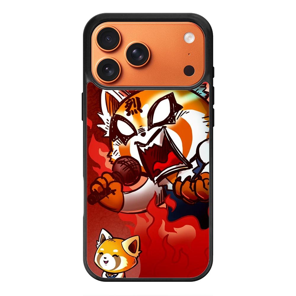 aggretsuko cartoon iPhone 17 Pro Case QC10895