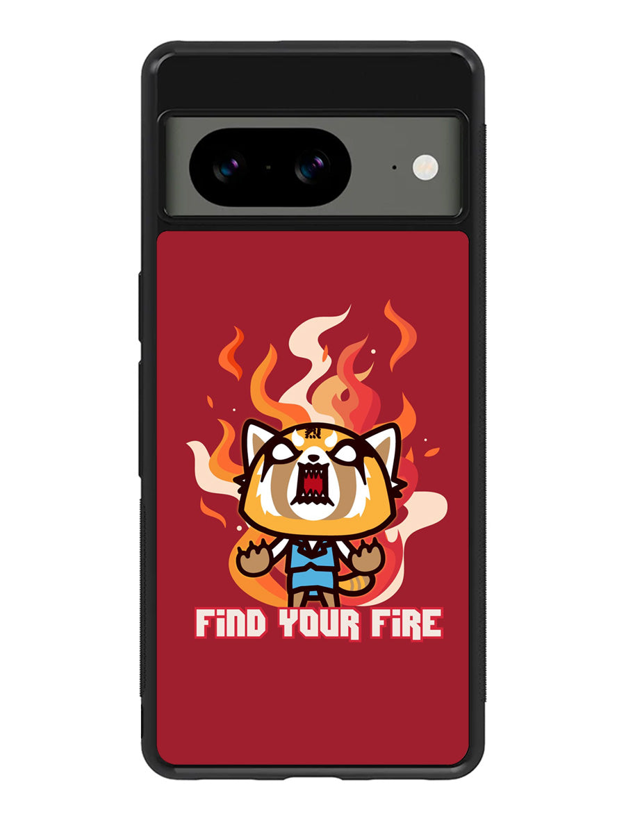 aggretsuko cartoon Google Pixel 8A Case QC10896