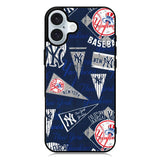 New York Yankees Vintage iPhone 16 Plus Case QC10514