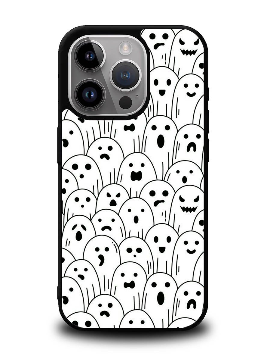 Ghost Pattern iPhone 16 Pro Max Case QC10580