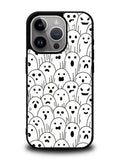 Ghost Pattern iPhone 14 Pro Case QC10580